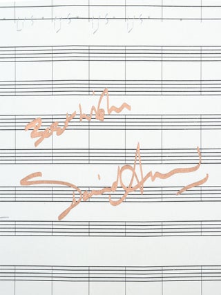 "I'm sorry James": The death of Vesper Lynd. A 'Casino Royale' music manuscript and related material.