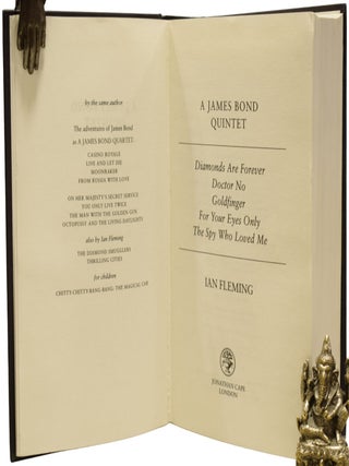 A James Bond Quintet. Containing: Diamonds are Forever, Doctor No, Goldfinger, For Your Eyes Only, The Spy Who Loved Me.