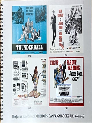 The James Bond Films: Exhibitor's Campaign Books (UK) Volumes 1 and 2.