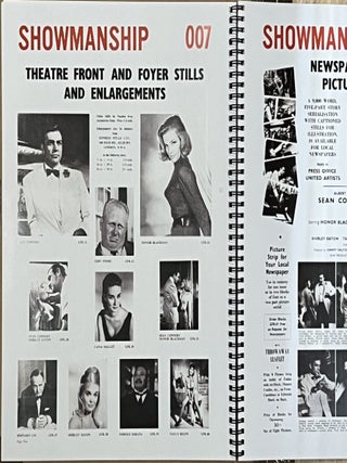 The James Bond Films: Exhibitor's Campaign Books (UK) Volumes 1 and 2.