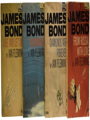 Ian Fleming's James Bond novels, the complete Pan paperback 'X' series. Comprising: Casino Royale, Live and Let Die, Moonraker, Diamonds Are Forever, From Russia With Love, Dr. No, Goldfinger, For Your Eyes Only (short stories inc. From A View To A Kill, Quantum of Solace), Thunderball, The Spy Who loved Me, On Her Majesty's Secret Service, You Only Live Twice, The Man with the Golden Gun, Octopussy and The Living Daylights (short stories).