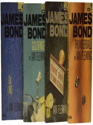 Ian Fleming's James Bond novels, the complete Pan paperback 'X' series. Comprising: Casino Royale, Live and Let Die, Moonraker, Diamonds Are Forever, From Russia With Love, Dr. No, Goldfinger, For Your Eyes Only (short stories inc. From A View To A Kill, Quantum of Solace), Thunderball, The Spy Who loved Me, On Her Majesty's Secret Service, You Only Live Twice, The Man with the Golden Gun, Octopussy and The Living Daylights (short stories).