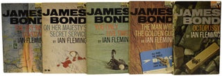 Ian Fleming's James Bond novels, the complete Pan paperback 'X' series. Comprising: Casino Royale, Live and Let Die, Moonraker, Diamonds Are Forever, From Russia With Love, Dr. No, Goldfinger, For Your Eyes Only (short stories inc. From A View To A Kill, Quantum of Solace), Thunderball, The Spy Who loved Me, On Her Majesty's Secret Service, You Only Live Twice, The Man with the Golden Gun, Octopussy and The Living Daylights (short stories).