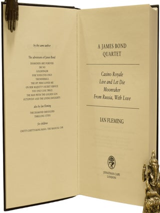 A James Bond Quartet. Containing: Casino Royale, Live and Let Die, Moonraker, From Russia with Love.