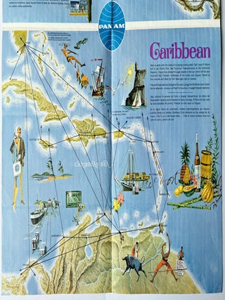 Pan American Flight Map / Brochure