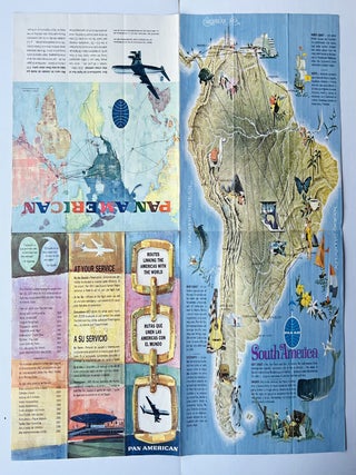 Pan American Flight Map / Brochure