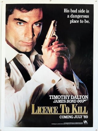 Item #70951 [MOVIE POSTER] Licence to Kill. Ian Fleming / Bondiana