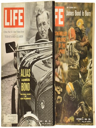 Item #71245 The Life of Ian Fleming, appearing in Life Magazine (two issues, complete). Ian...