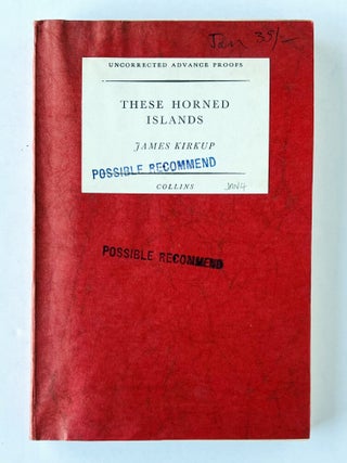 Item #71339 These Horned Islands. A Journal of Japan. Ian Fleming / Bondiana, James KIRKUP