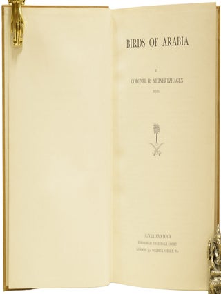 Birds of Arabia.