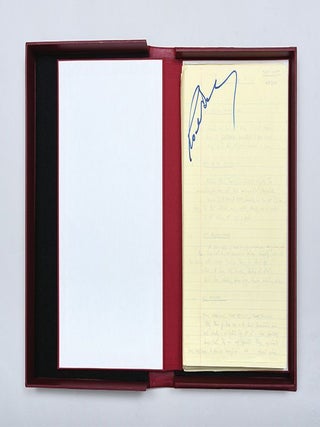MANUSCRIPT. Original working manuscript of 'You Only Live Twice.'