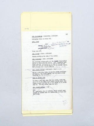 MANUSCRIPT. Original working manuscript of 'You Only Live Twice.'