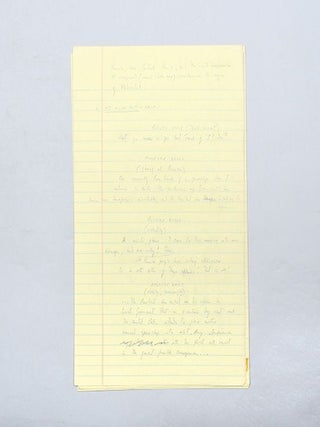 MANUSCRIPT. Original working manuscript of 'You Only Live Twice.'