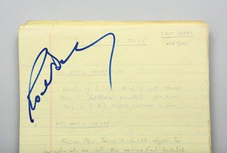 MANUSCRIPT. Original working manuscript of 'You Only Live Twice.'