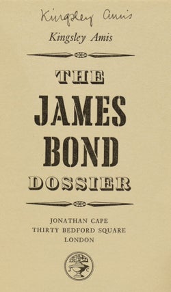 The James Bond Dossier.