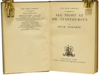 All Night at Mr. Stanyhurst's.