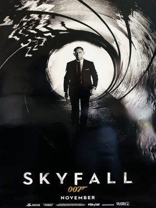 Item #72178 [MOVIE POSTER] Skyfall. Ian Fleming / Bondiana