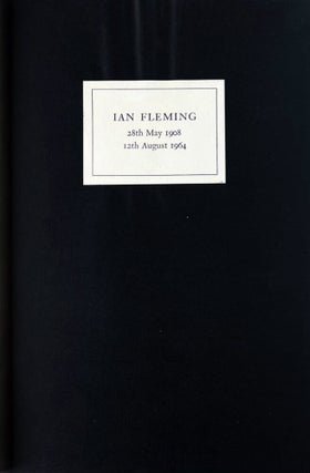 Ian Fleming 28th May 1908 - 12th August 1964. An Address Given at the Memorial Service.