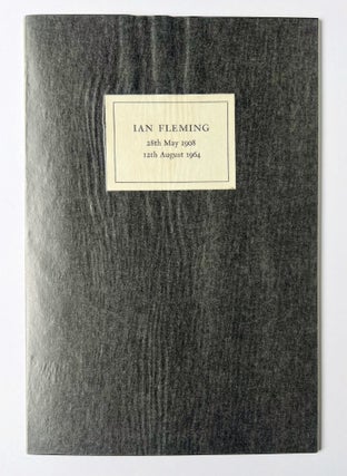 Ian Fleming 28th May 1908 - 12th August 1964. An Address Given at the Memorial Service.