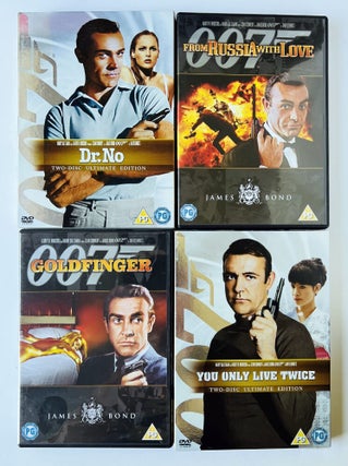 James Bond 007 DVD film collection.