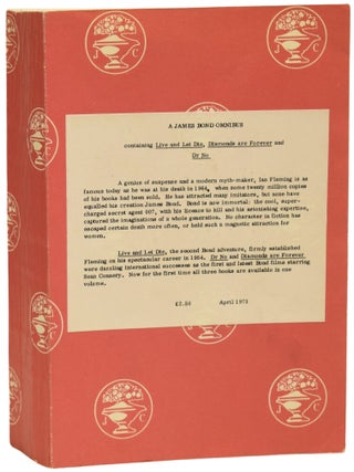A James Bond Omnibus. Containing Live and Let Die, Diamonds are Forever and Dr No.