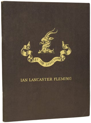 Item #72757 The Ian Fleming Collection of 19th-20th century Source material Concerning Western...