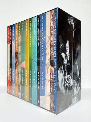 Ian Fleming's James Bond novels. Limited box set. Comprising: Casino Royale, Live and Let Die, Moonraker, Diamonds Are Forever, From Russia With Love, Dr. No, Goldfinger, For Your Eyes Only (short stories inc. From A View To A Kill, Quantum of Solace), Thunderball, The Spy Who loved Me, On Her Majesty's Secret Service, You Only Live Twice, The Man with the Golden Gun, Octopussy and The Living Daylights (short stories).