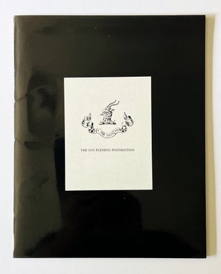 Item #72854 Prospectus/catalogue for The Ian Fleming Foundation, Fall 1992. IAN FLEMING /...