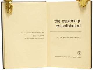 The Espionage Establishment.