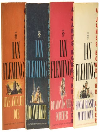 Ian Fleming's James Bond novels. Complete set of Signet paperbacks. Comprising: Casino Royale, Live and Let Die, Moonraker, Diamonds Are Forever, From Russia With Love, Dr. No, Goldfinger, For Your Eyes Only (short stories inc. From A View To A Kill, Quantum of Solace), Thunderball, The Spy Who loved Me, On Her Majesty's Secret Service, You Only Live Twice, The Man with the Golden Gun, Octopussy and The Living Daylights (short stories).