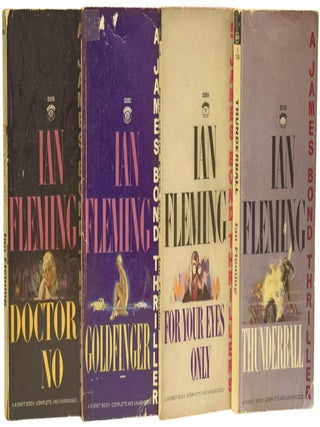 Ian Fleming's James Bond novels. Complete set of Signet paperbacks. Comprising: Casino Royale, Live and Let Die, Moonraker, Diamonds Are Forever, From Russia With Love, Dr. No, Goldfinger, For Your Eyes Only (short stories inc. From A View To A Kill, Quantum of Solace), Thunderball, The Spy Who loved Me, On Her Majesty's Secret Service, You Only Live Twice, The Man with the Golden Gun, Octopussy and The Living Daylights (short stories).
