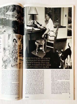 'The Name's Goldeneye. Bond's Birthplace in The Sun' contained within 'Saga Magazine'. April 2005.