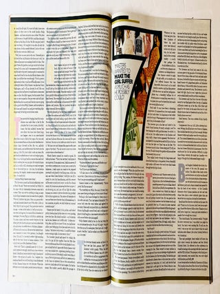 'Quantum of Solace' contained within 'Live' (The Mail on Sunday Magazine). October 12th 2008.