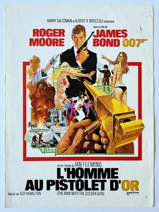 Item #73849 The Man with the Golden Gun. French Synopsis. Ian Fleming / Bondiana, EON Productions