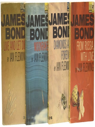 Ian Fleming's James Bond novels, the complete Pan paperback 'X' series. Comprising: Casino Royale, Live and Let Die, Moonraker, Diamonds Are Forever, From Russia With Love, Dr. No, Goldfinger, For Your Eyes Only (short stories inc. From A View To A Kill, Quantum of Solace), Thunderball, The Spy Who loved Me, On Her Majesty's Secret Service, You Only Live Twice, The Man with the Golden Gun, Octopussy and The Living Daylights (short stories).