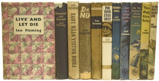 Item #74170 Complete UK Book Club Editions of Ian Fleming's James Bond Novels. Comprising: Live...