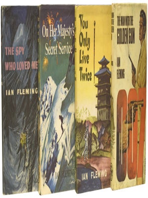 Complete UK Book Club Editions of Ian Fleming's James Bond Novels. Comprising: Live and Let Die, Diamonds Are Forever, From Russia With Love, Dr. No, Goldfinger, For Your Eyes Only (short stories inc. From A View To A Kill, Quantum of Solace), Thunderball, The Spy Who loved Me, On Her Majesty's Secret Service, You Only Live Twice, The Man with the Golden Gun.