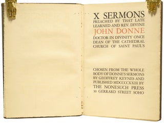 Ten Sermons.