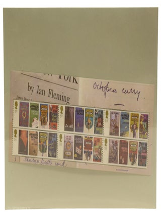 Ian Fleming's James Bond. Royal Mail Book of Stamps and related ephemera.