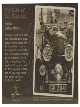 The Life of Ian Fleming. Channel Islands First Day Cover, Book of Stamps and related material.