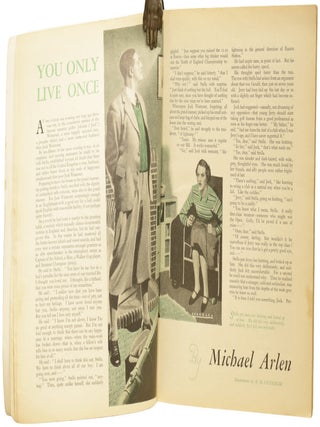 Contributes 'You Only Live Once' to 'THE STRAND MAGAZINE', No.580.