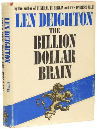 Item #75385 The Billion Dollar Brain. Len DEIGHTON, born 1929