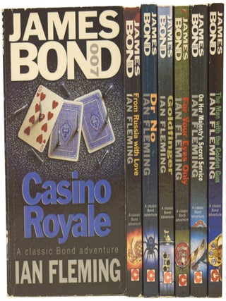 Item #75568 Group of Coronet Paperback editions of the James Bond series comprising Casino...