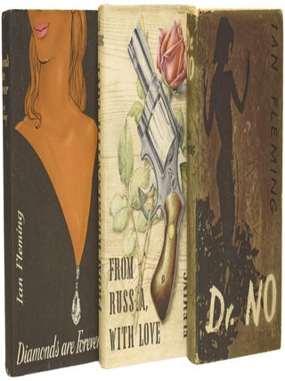 Complete UK Book Club Editions of Ian Fleming's James Bond Novels. Comprising: Live and Let Die, Diamonds Are Forever, From Russia With Love, Dr. No, Goldfinger, For Your Eyes Only (short stories inc. From A View To A Kill, Quantum of Solace), Thunderball, The Spy Who loved Me, On Her Majesty's Secret Service, You Only Live Twice, The Man with the Golden Gun.