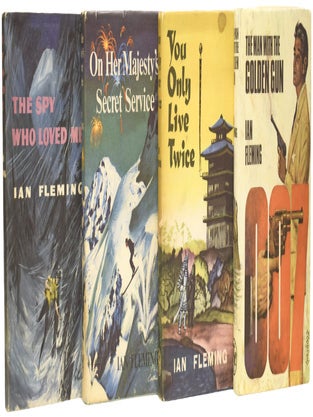 Complete UK Book Club Editions of Ian Fleming's James Bond Novels. Comprising: Live and Let Die, Diamonds Are Forever, From Russia With Love, Dr. No, Goldfinger, For Your Eyes Only (short stories inc. From A View To A Kill, Quantum of Solace), Thunderball, The Spy Who loved Me, On Her Majesty's Secret Service, You Only Live Twice, The Man with the Golden Gun.