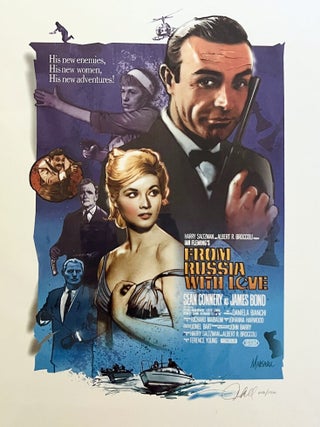 Item #75817 [Film artwork] From Russia With Love. Ian Fleming / Bondiana, Jeff MARSHALL