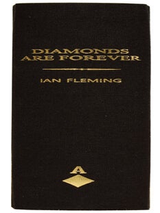 Item #75939 Clamshell Box for Diamonds Are Forever. Ian Lancaster FLEMING