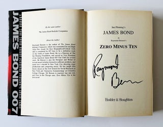 Item #75978 Zero Minus Ten (a James Bond novel). Ian FLEMING, Raymond BENSON